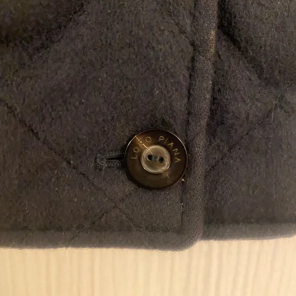 Loro Piana Dark Navy Blue Cashmere Quilted Vest - Picture 3 of 14